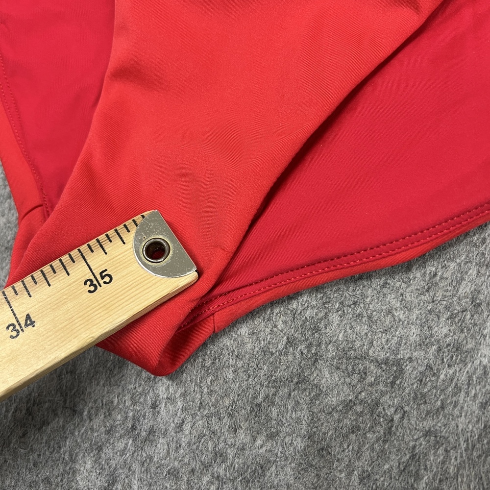 Left On Friday Swim Bottoms Womens 2XL Red Hi Hi High Waisted Bikini Swimwear - Picture 12 of 13